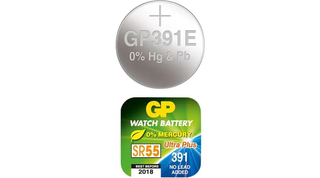 SR1120SW 391 GP Silver Oxide horlogebatterij 1,55V Low drain 1 stuk