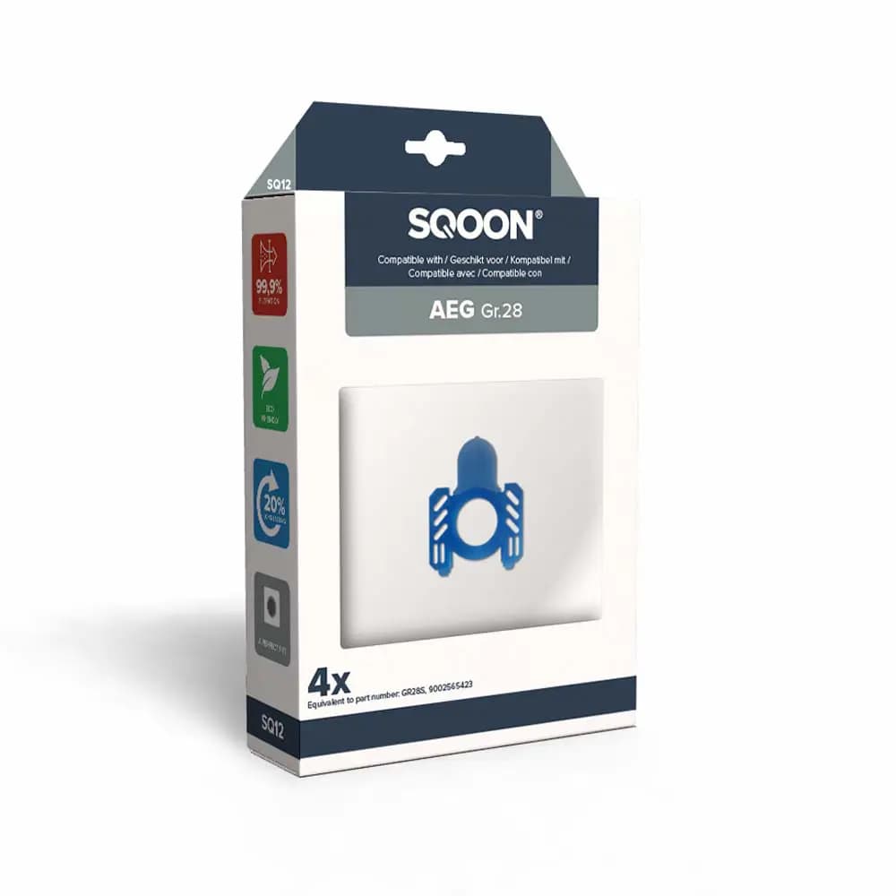 SQOON Vacuum cleaner bags suitable for AEG Gr. 28