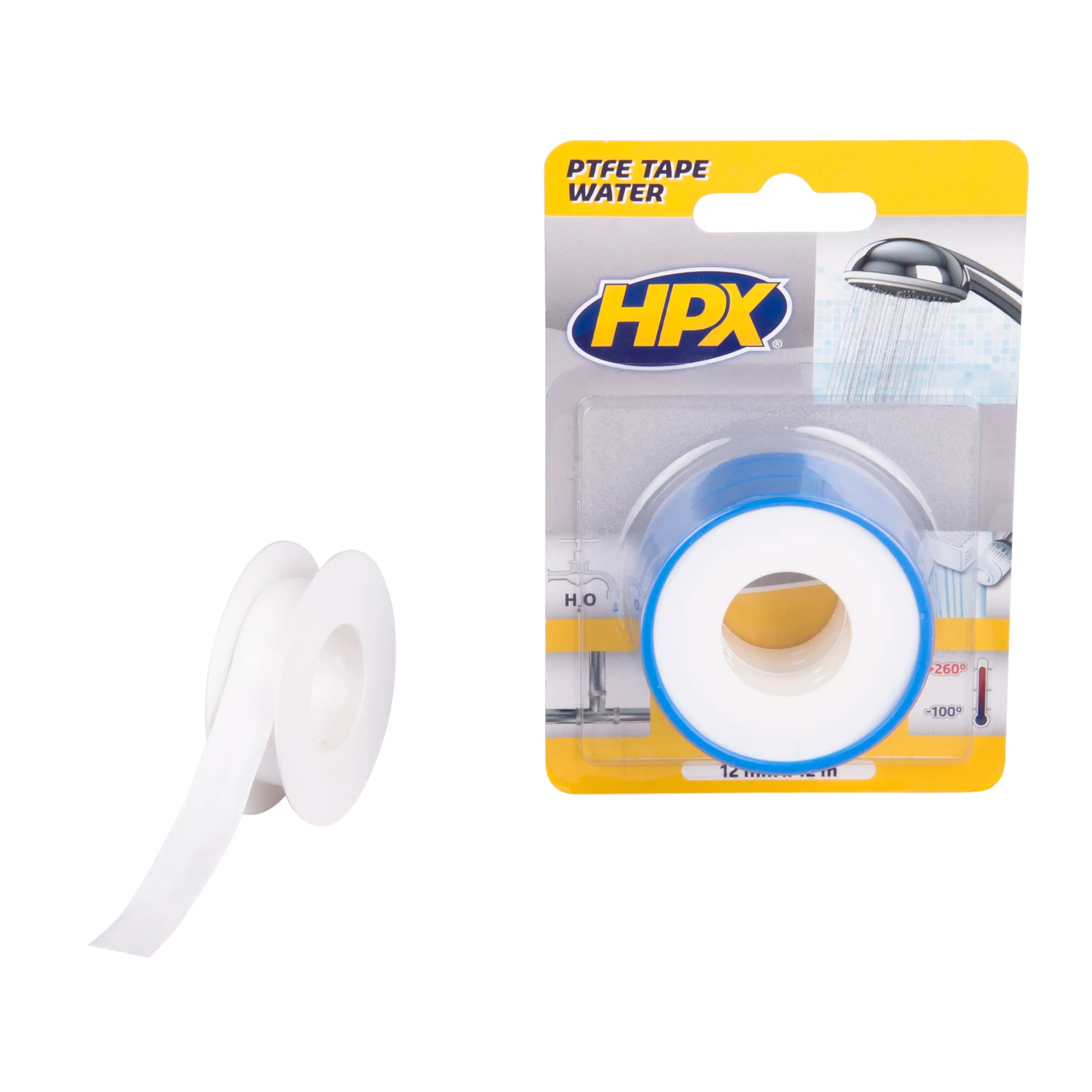 PTFE sealing tape - white 12mm x 12m