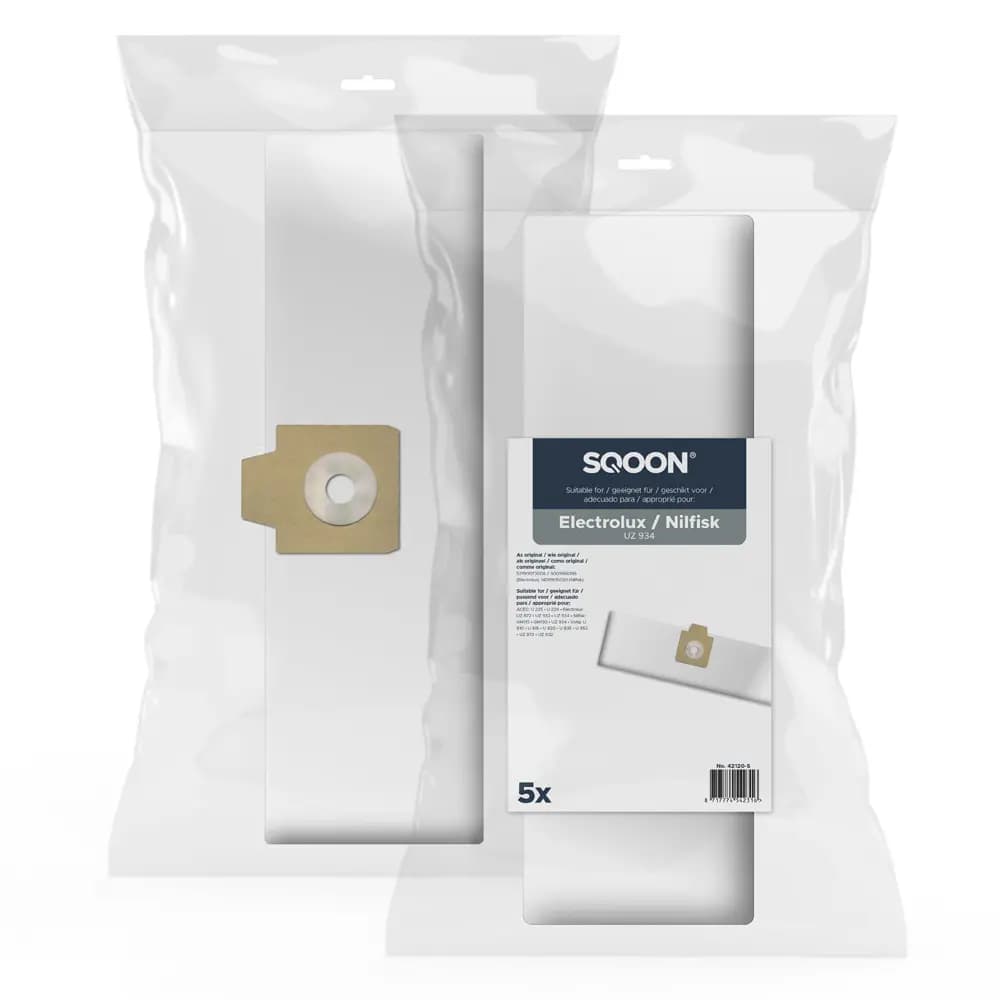 SQOON Staubsaugerbeutel passend für Electrolux / Nilfisk UZ 934