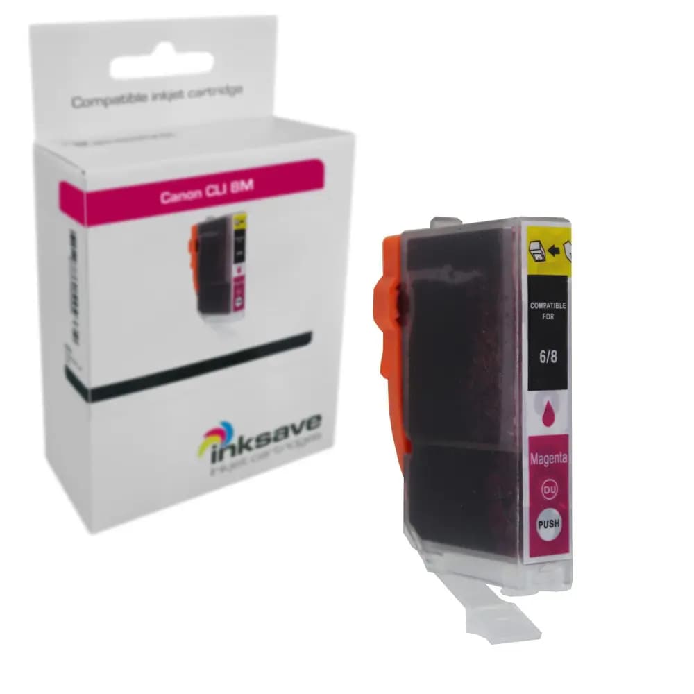 Inksave replacement for Canon CLI 8 & BCI 6 M