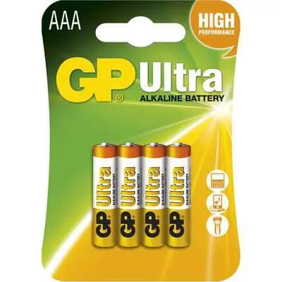 AAA battery GP Alkaline Ultra 1,5V (4pcs)