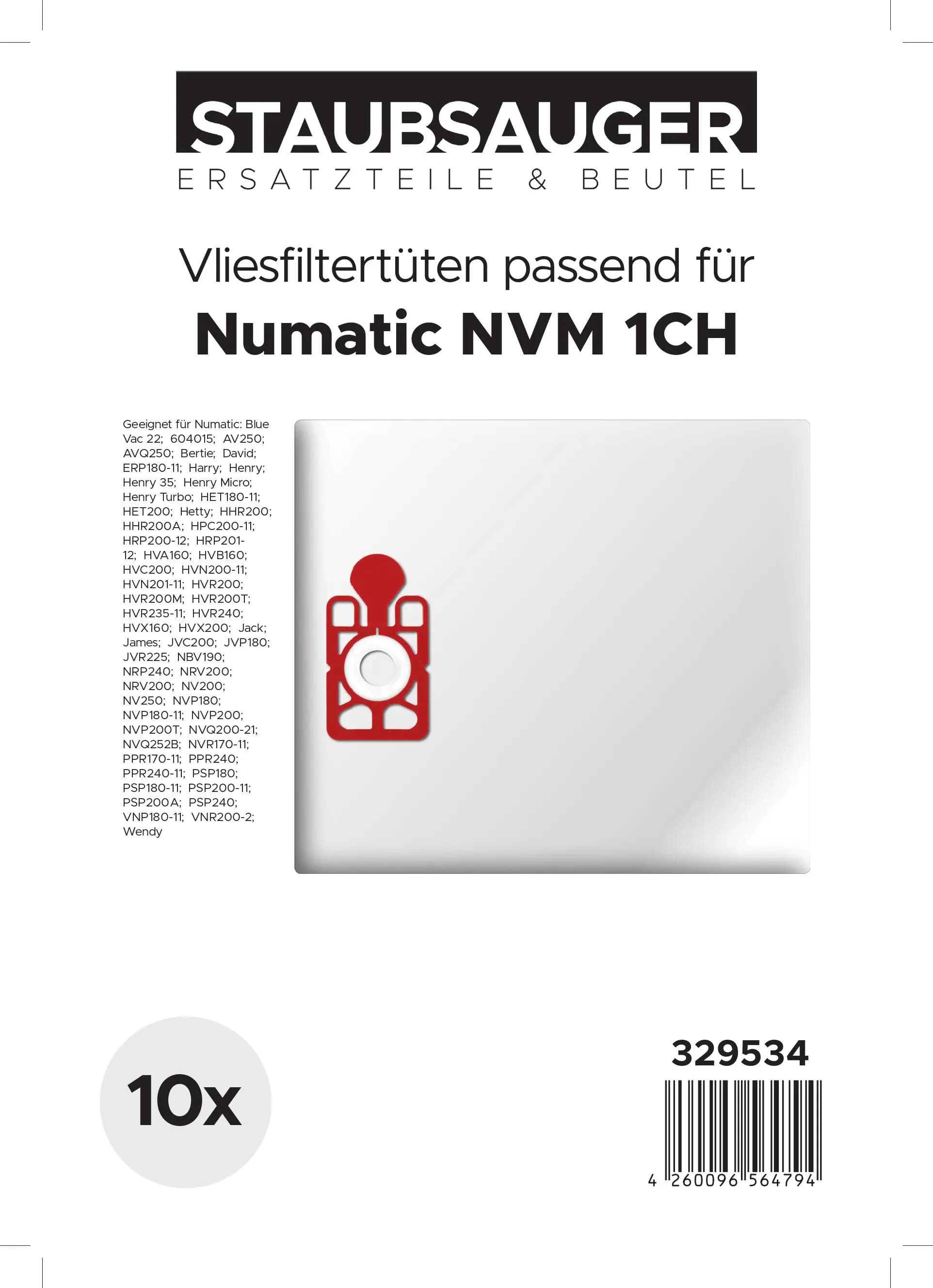 Numatic NVM 1CH Henry/James - MC art 329534