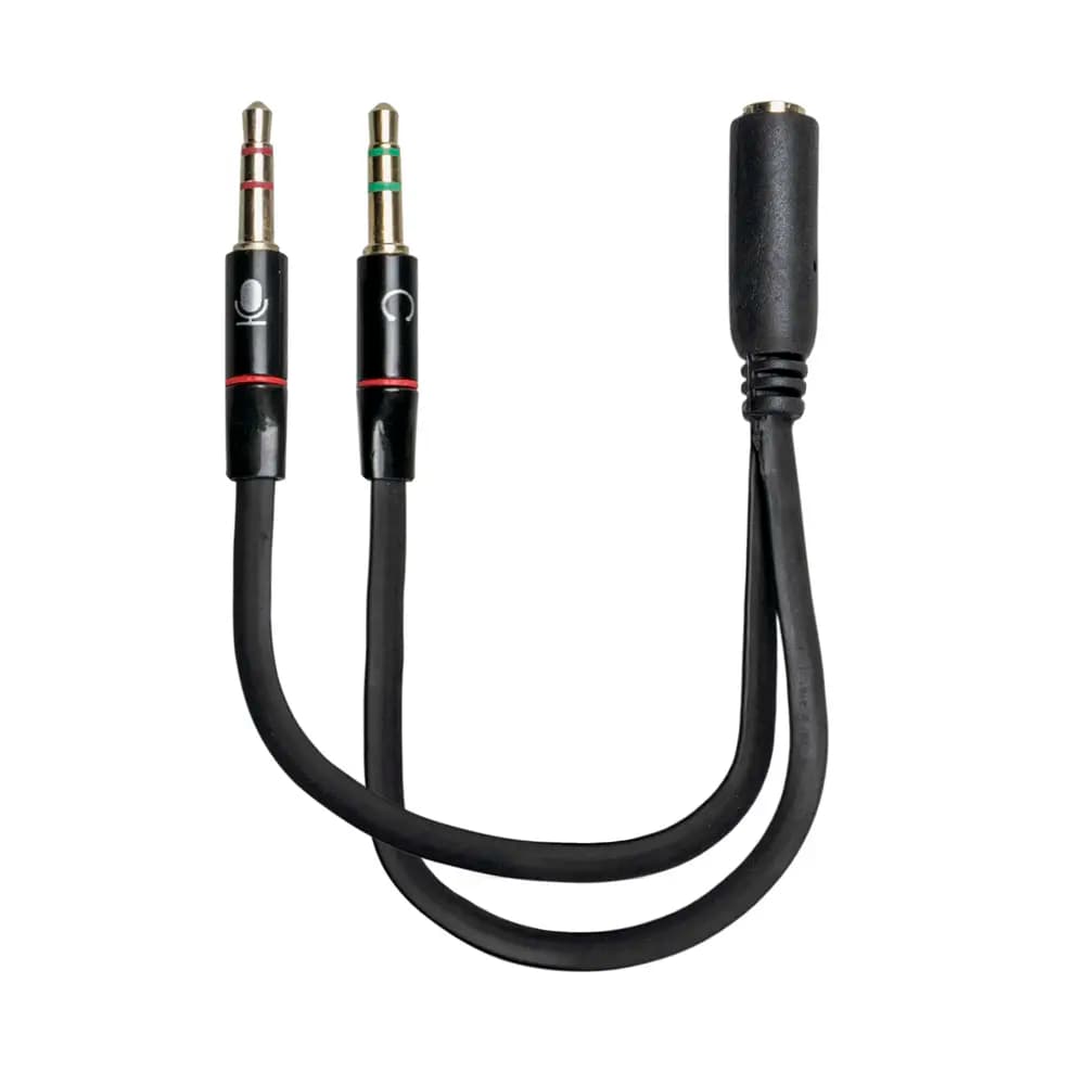 Audiokabel Y-Bereich 3,5 mm schwarz