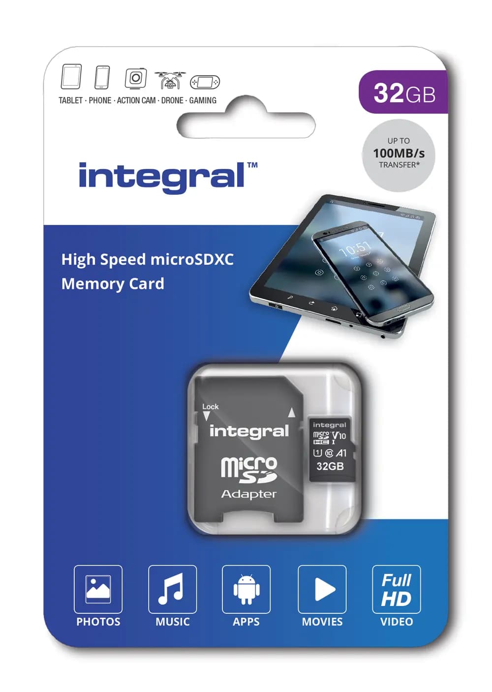 V10 Hochgeschwindigkeits-32GB microSDHC Klasse 10 U3