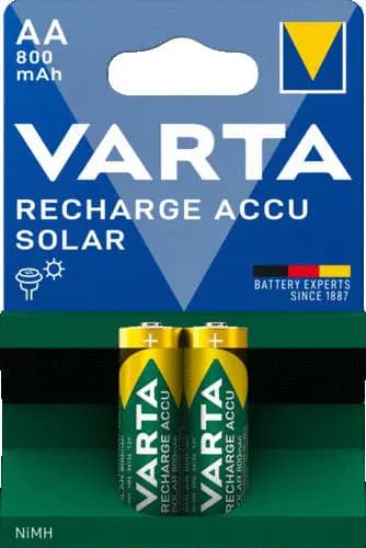 Varta Recharge Accu Solar AA 800mAh Blister 2