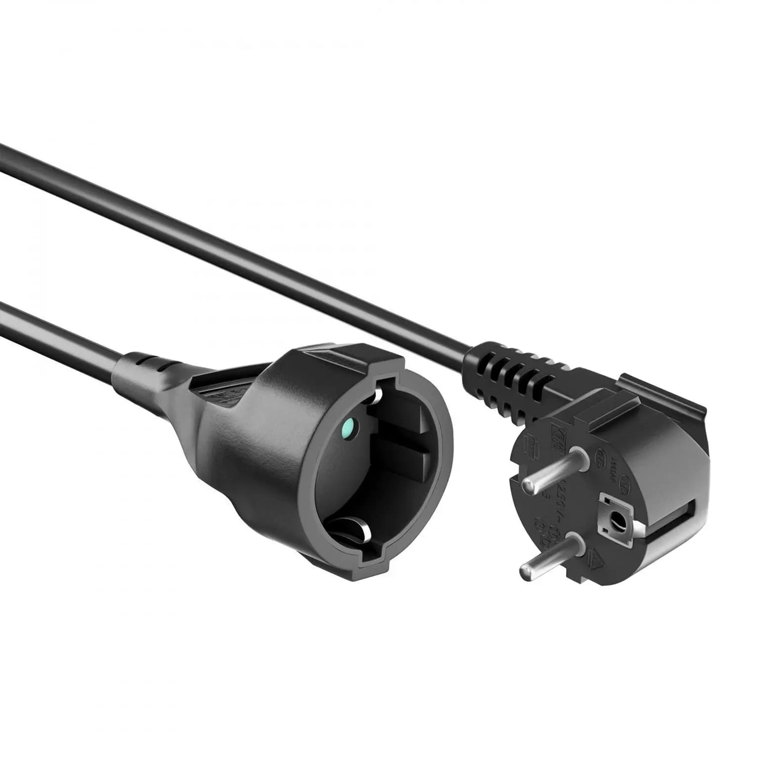 Extension cord 3x1,5mm² 10 meter black IP20