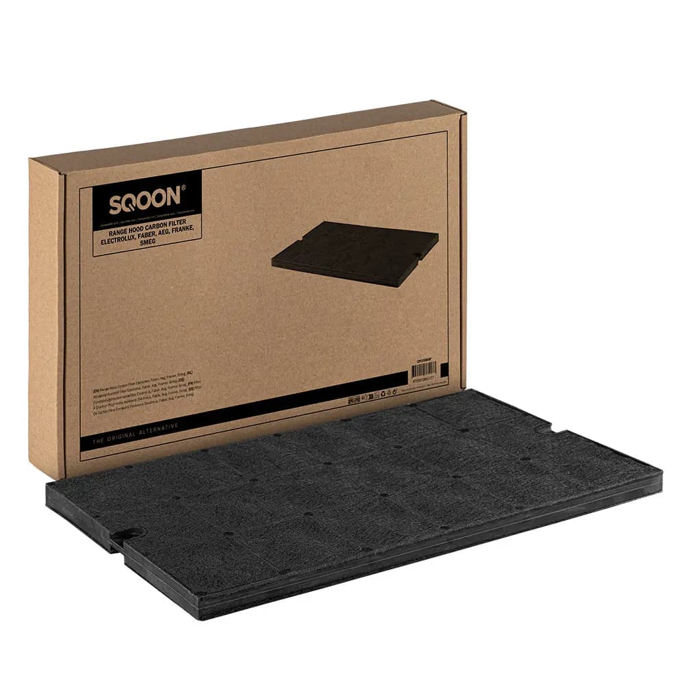 SQOON Extractor hood filter carbon suitable for Electrolux, Faber, AEG, Franke, Smeg