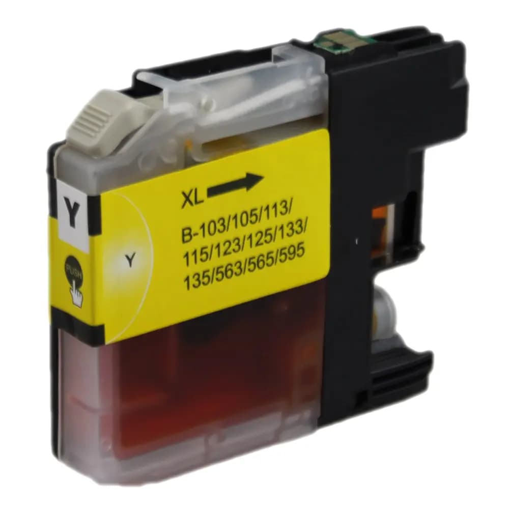 Replacement for Brother LC 125 Y