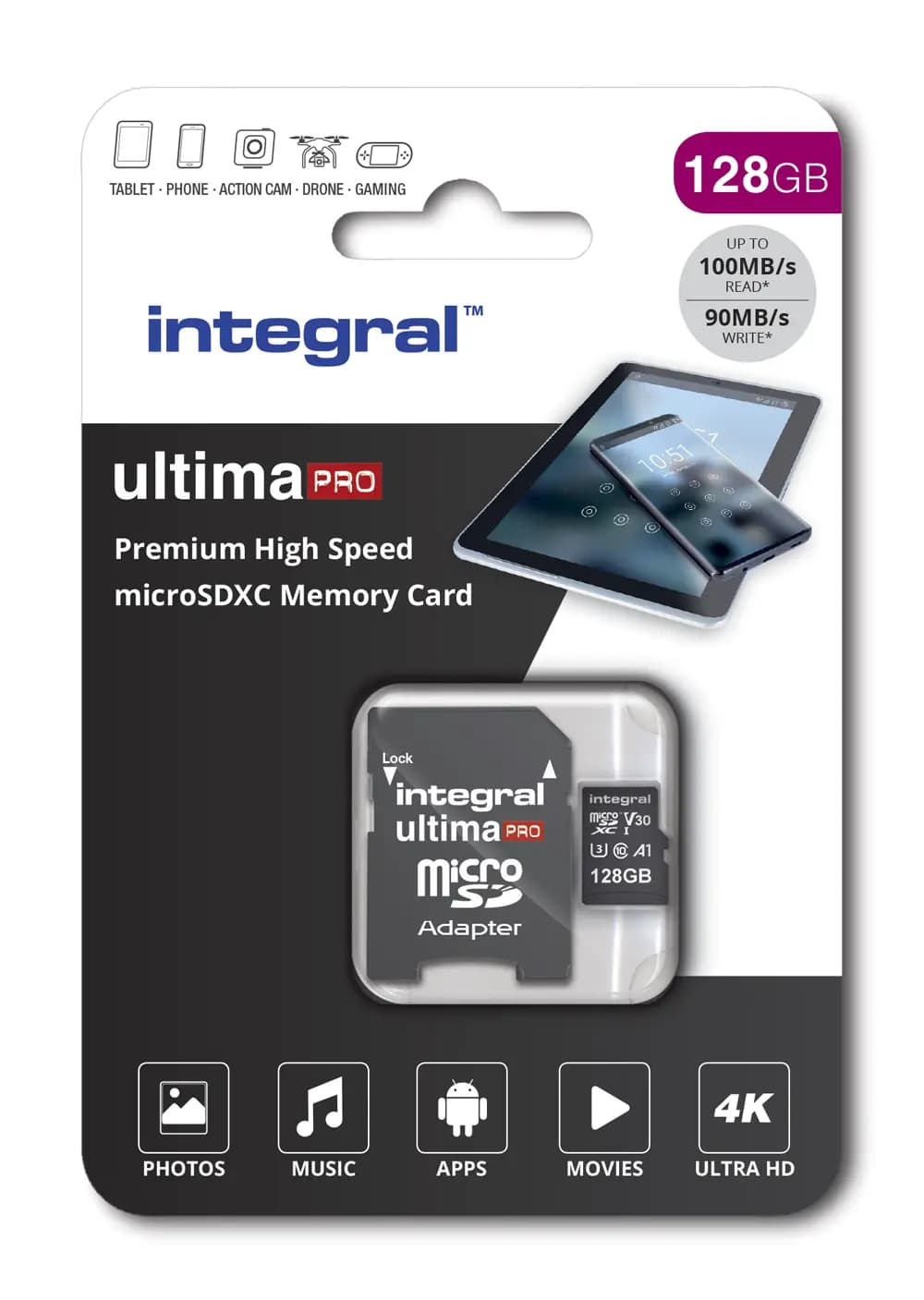 V30 UltimaPro X2 128GB microSDXC class 10 U3
