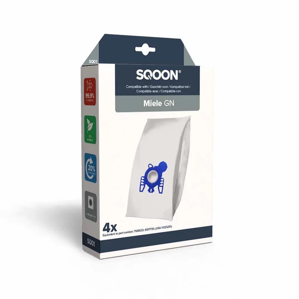 SQOON Vacuum cleaner bags suitable for Miele GN