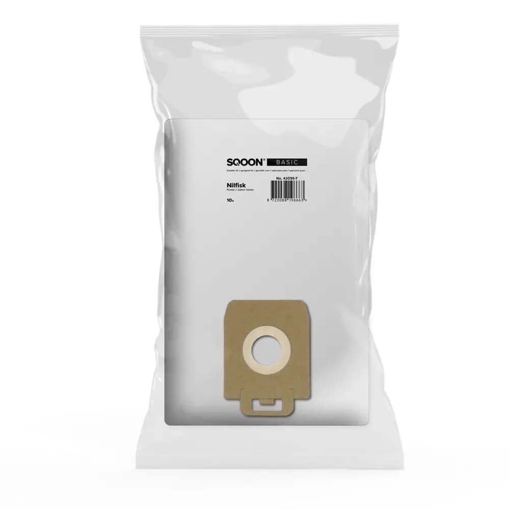 SQOON Staubsaugerbeutel passend für Nilfisk Power / Select Series