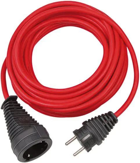 Extension cord 25 meters red 3 x 1.5 mm² IP20 FR