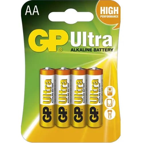 AA battery GP Alkaline Ultra 1,5V (4pcs)