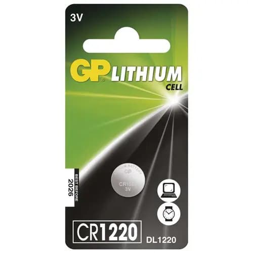 CR1220 GP Lithium button cell 3V (1pc)