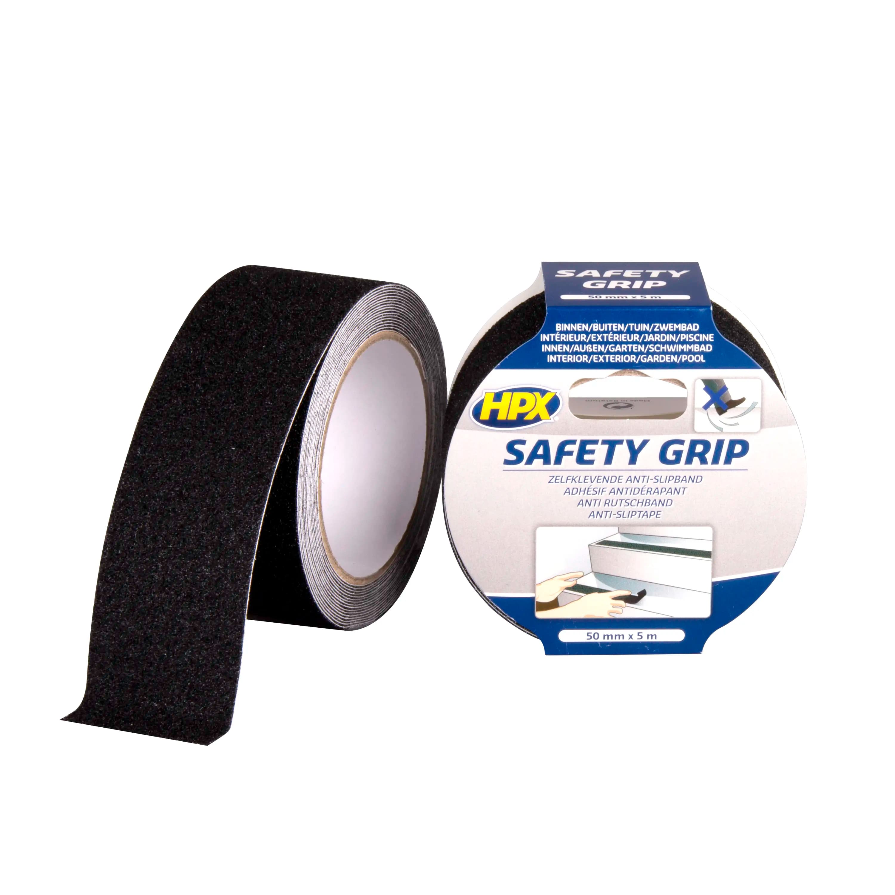 Non-slip tape - black 50mm x 5m