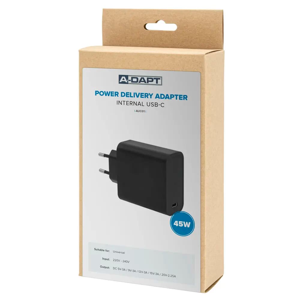 Home Charger Power Delivery USB-C 45W black
