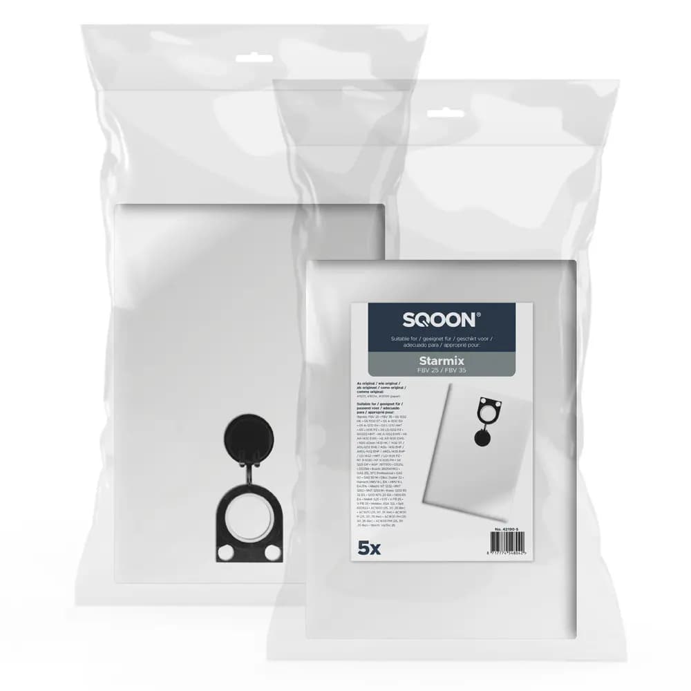 SQOON Staubsaugerbeutel passend für Starmix FBV 25/35