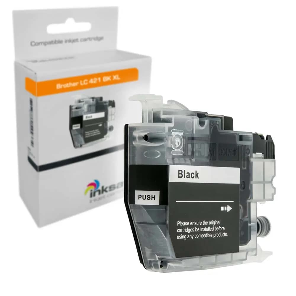 Inksave-Ersatz für Brother LC 421 BK XL