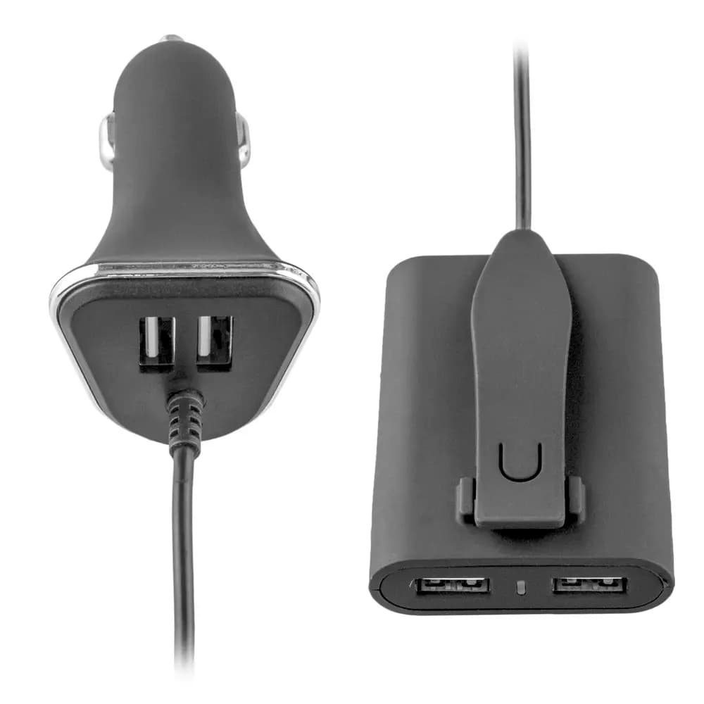 Autoladegerät 4xUSB 9.6A schwarz