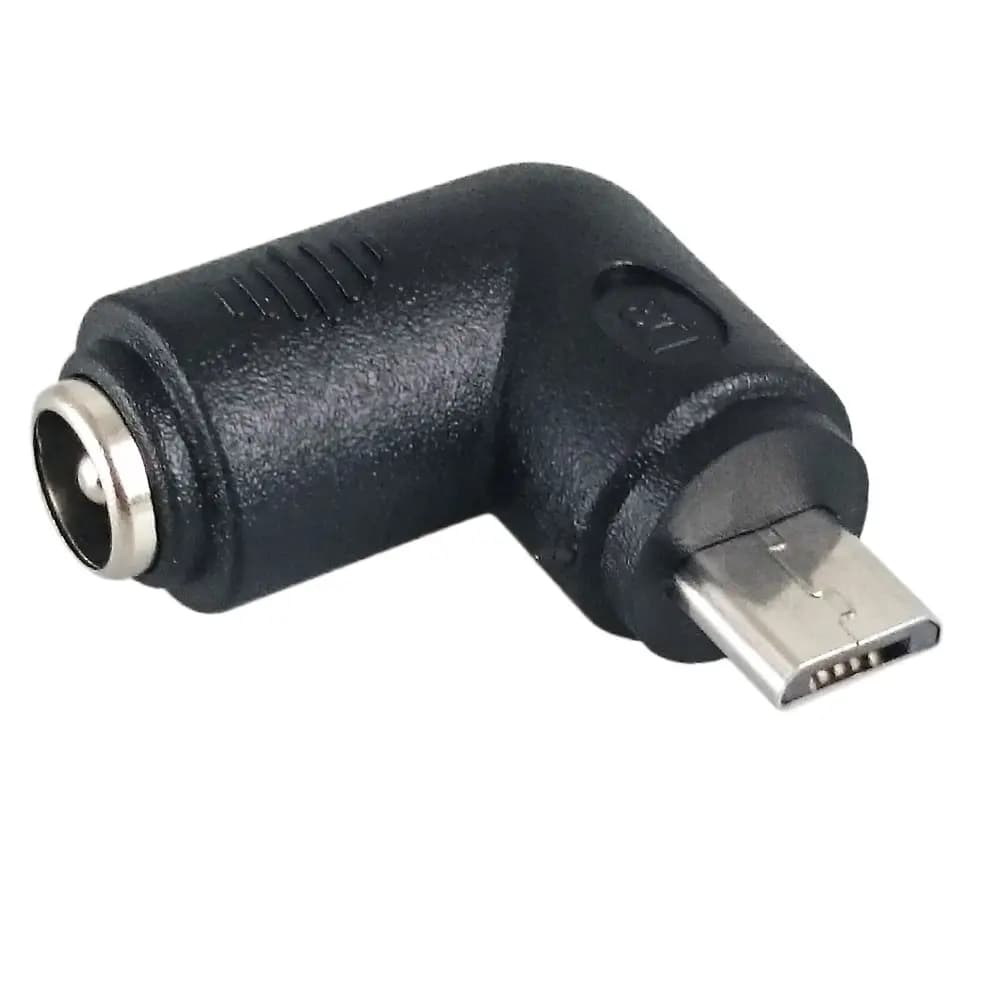 5,5 mm x 2,5 mm > Micro USB