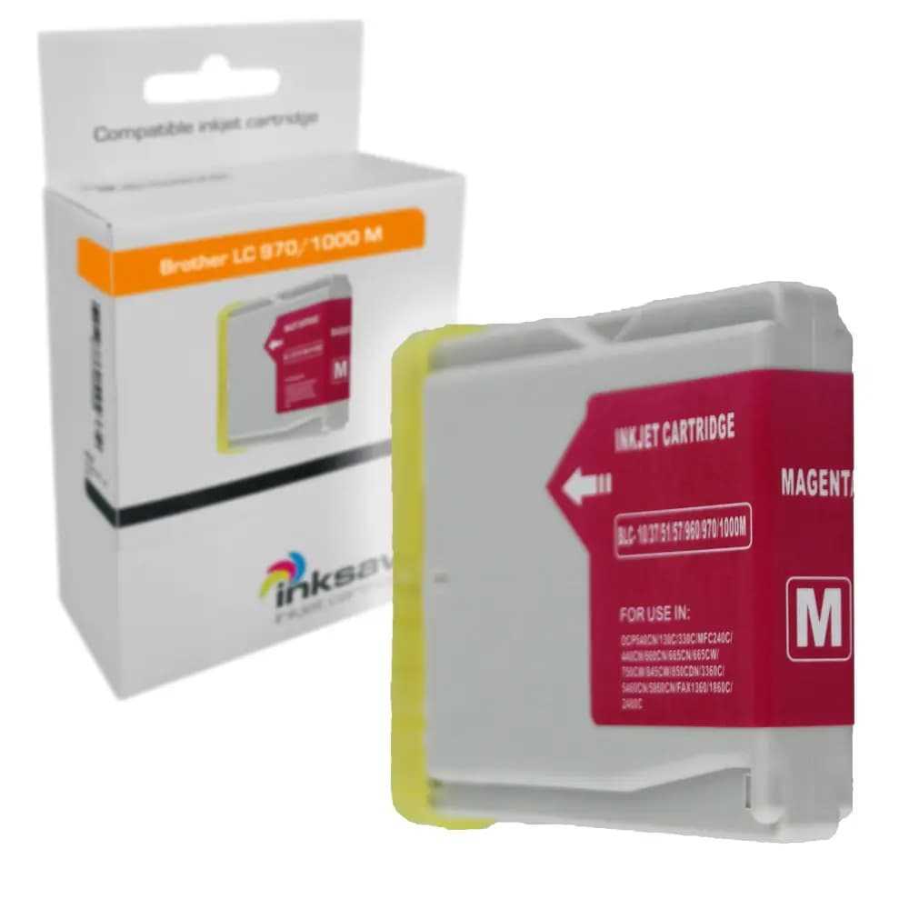 Inksave replacement for Brother LC 970/1000 M
