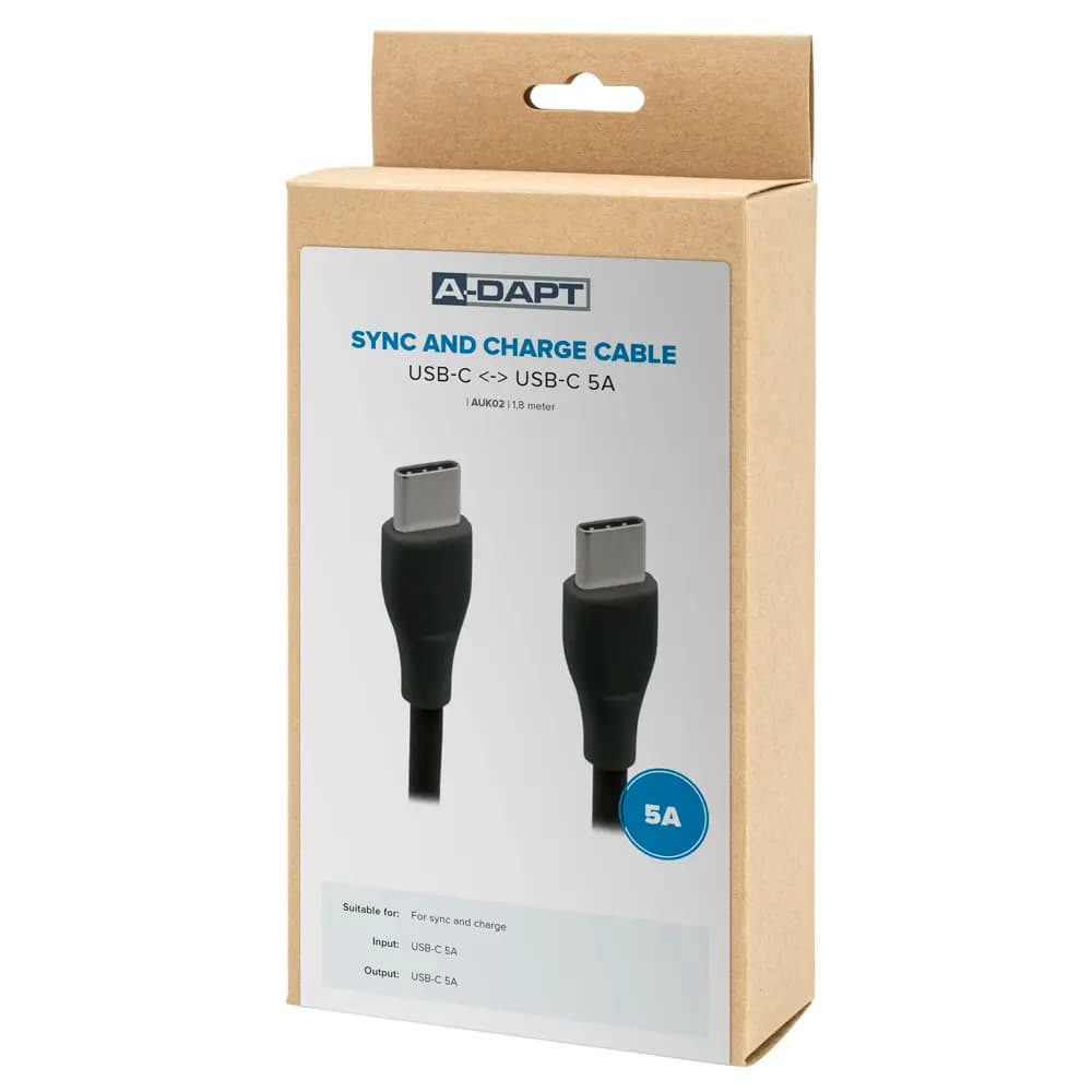 Data and Charging cable USB-C 3.1 black