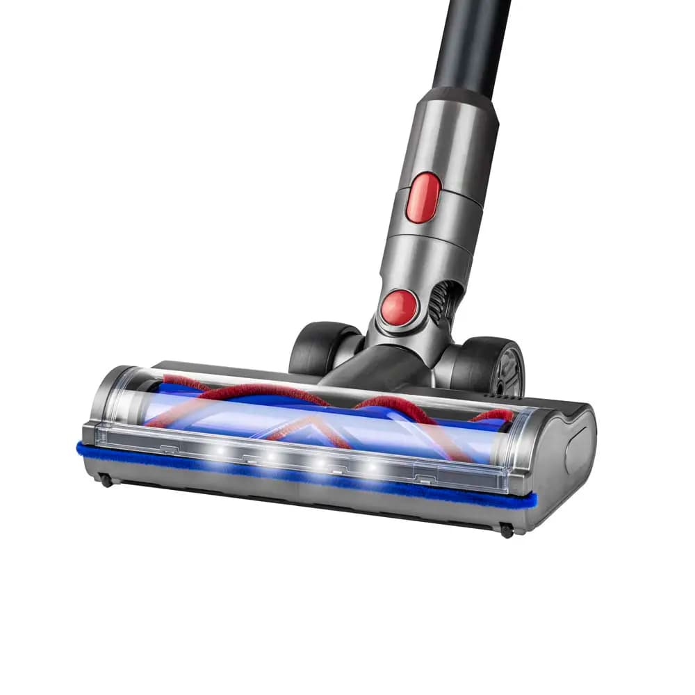 SQOON Brush suitable for Dyson V7 / V8 / V10 / V11 / V15 electric rotating with LED and V-brush