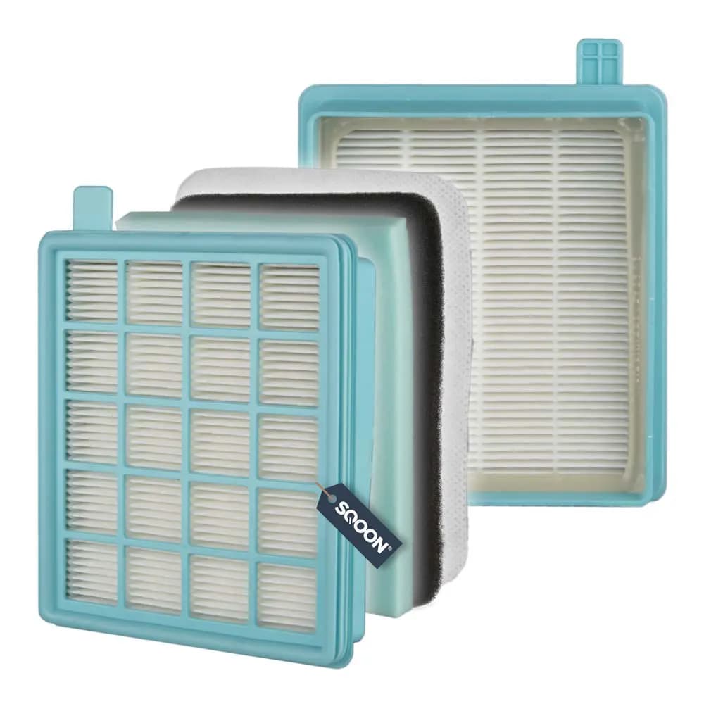 SQOON Filter geschikt voor Philips FC8058/01 3in1 HEPA wasbaar