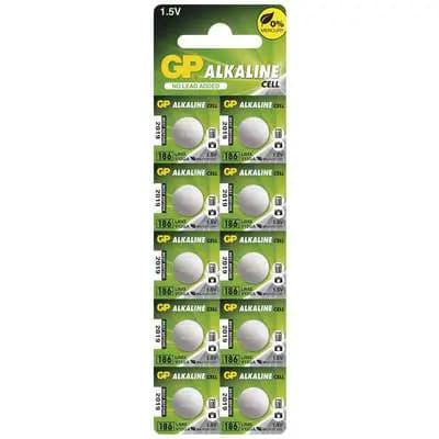 GP Alkaline 186 blister pack (10 pcs)