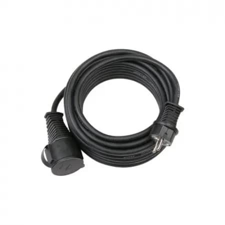 Extension cable 10 meters black IP44