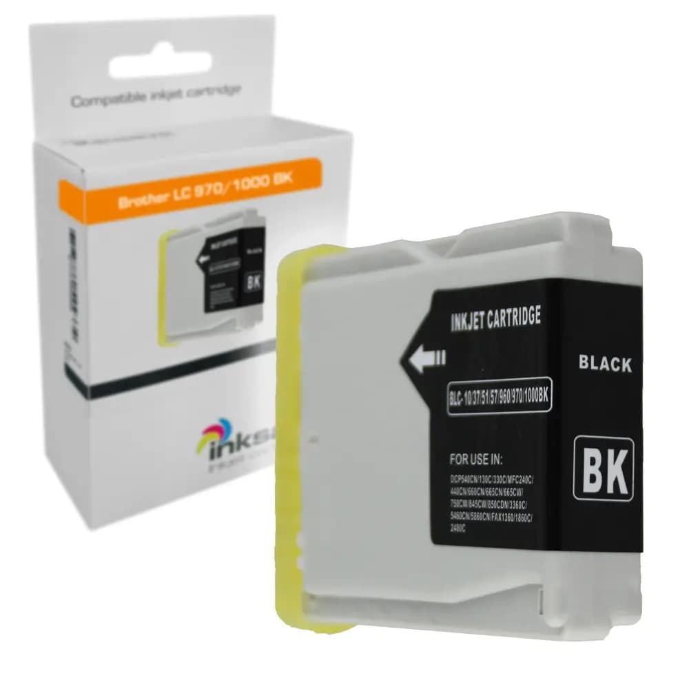 Inksave replacement for Brother LC 970/1000 BK