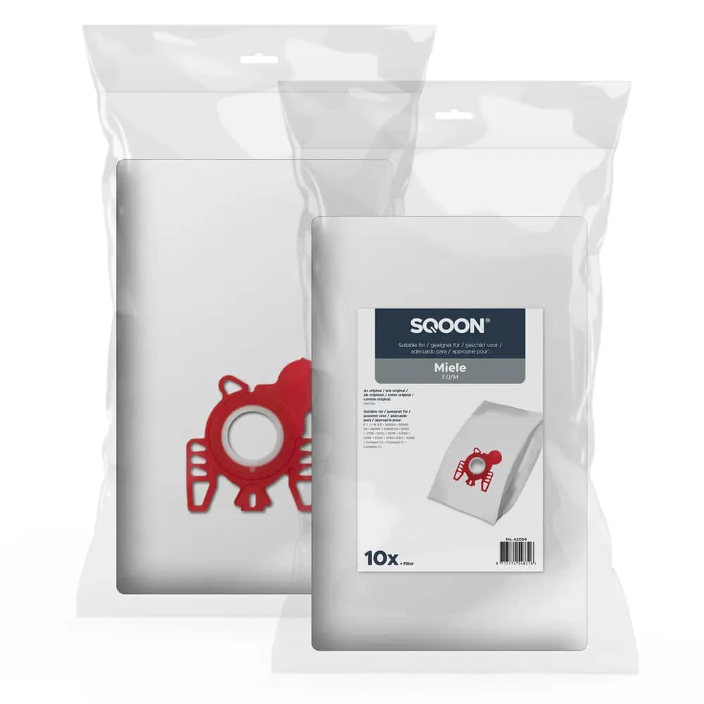 SQOON Staubsaugerbeutel passend für Miele F/J/M 3-D