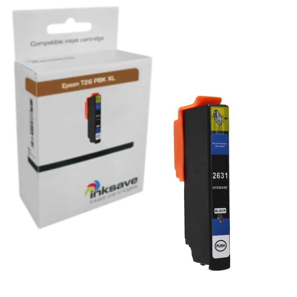 Inksave replacement for Epson 26 PBK XL