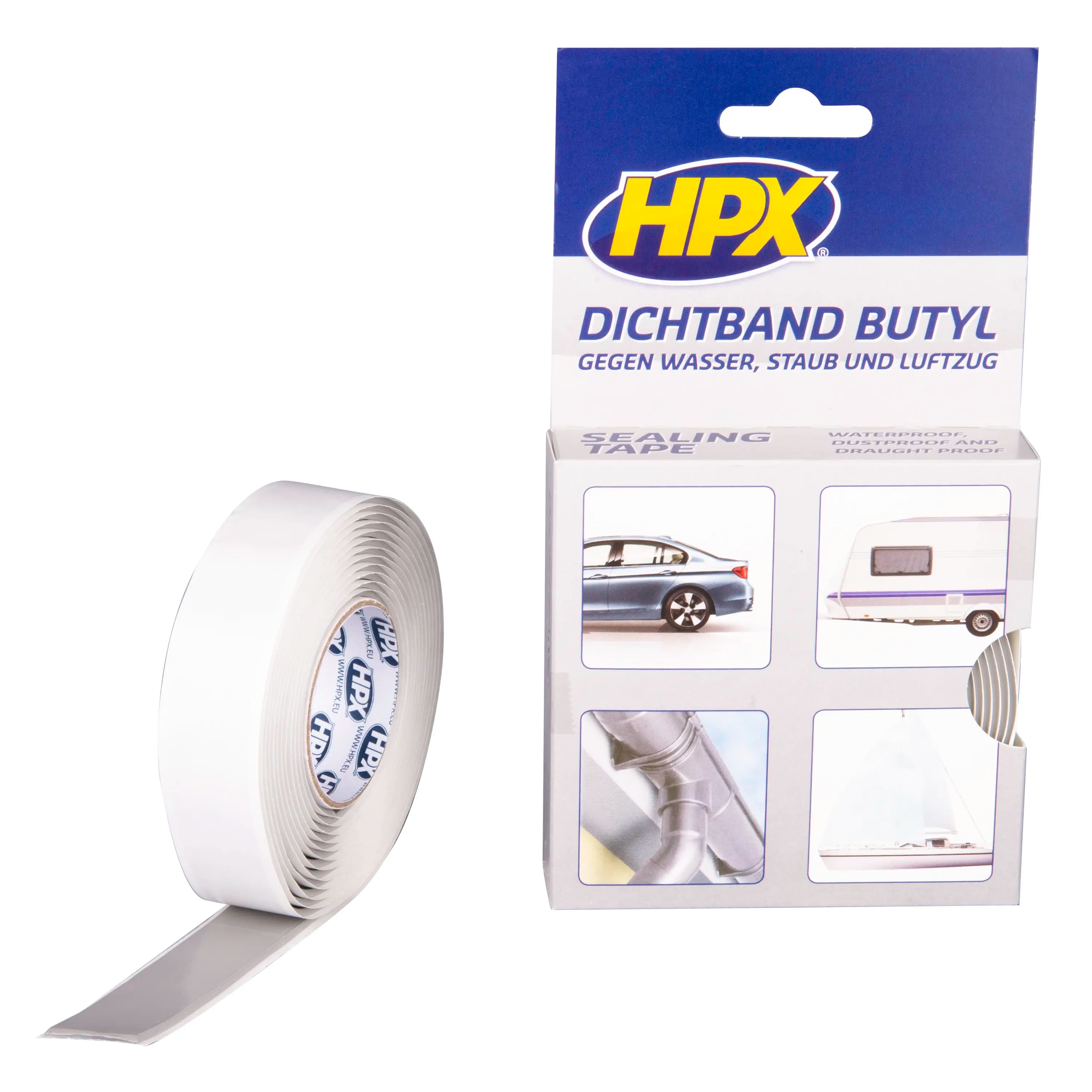 Butyl sealing tape - grey 20mm x 3m