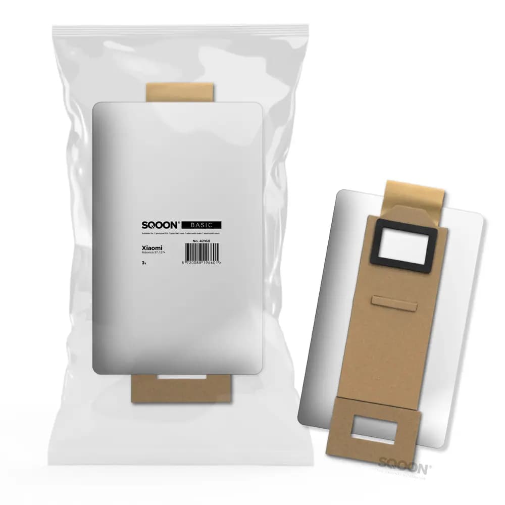 SQOON Vacuum cleaner bags suitable for Roborock S7 and S7+