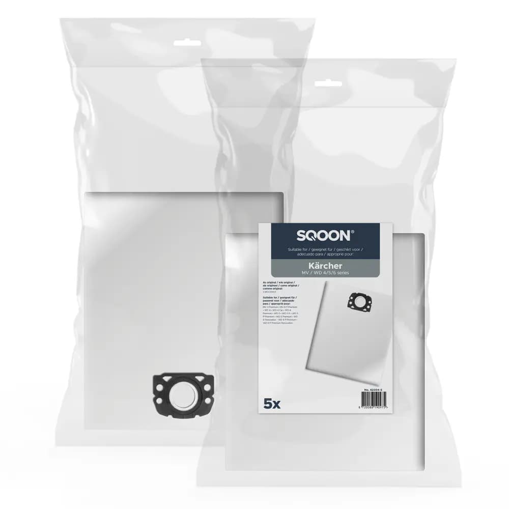 SQOON Vacuum cleaner bags suitable for Karcher WD / MV 4/5/6 series - KFI 487