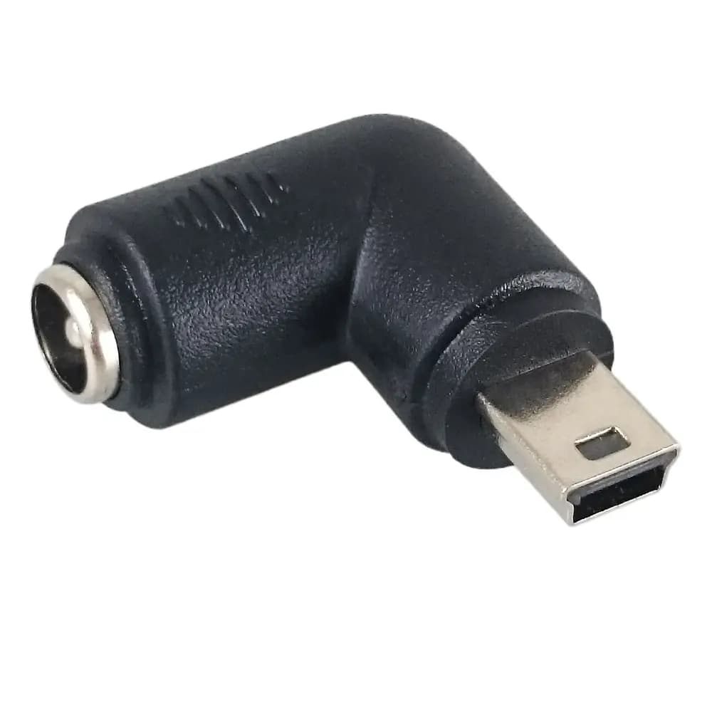 5.5mm x 2.5mm > Mini USB