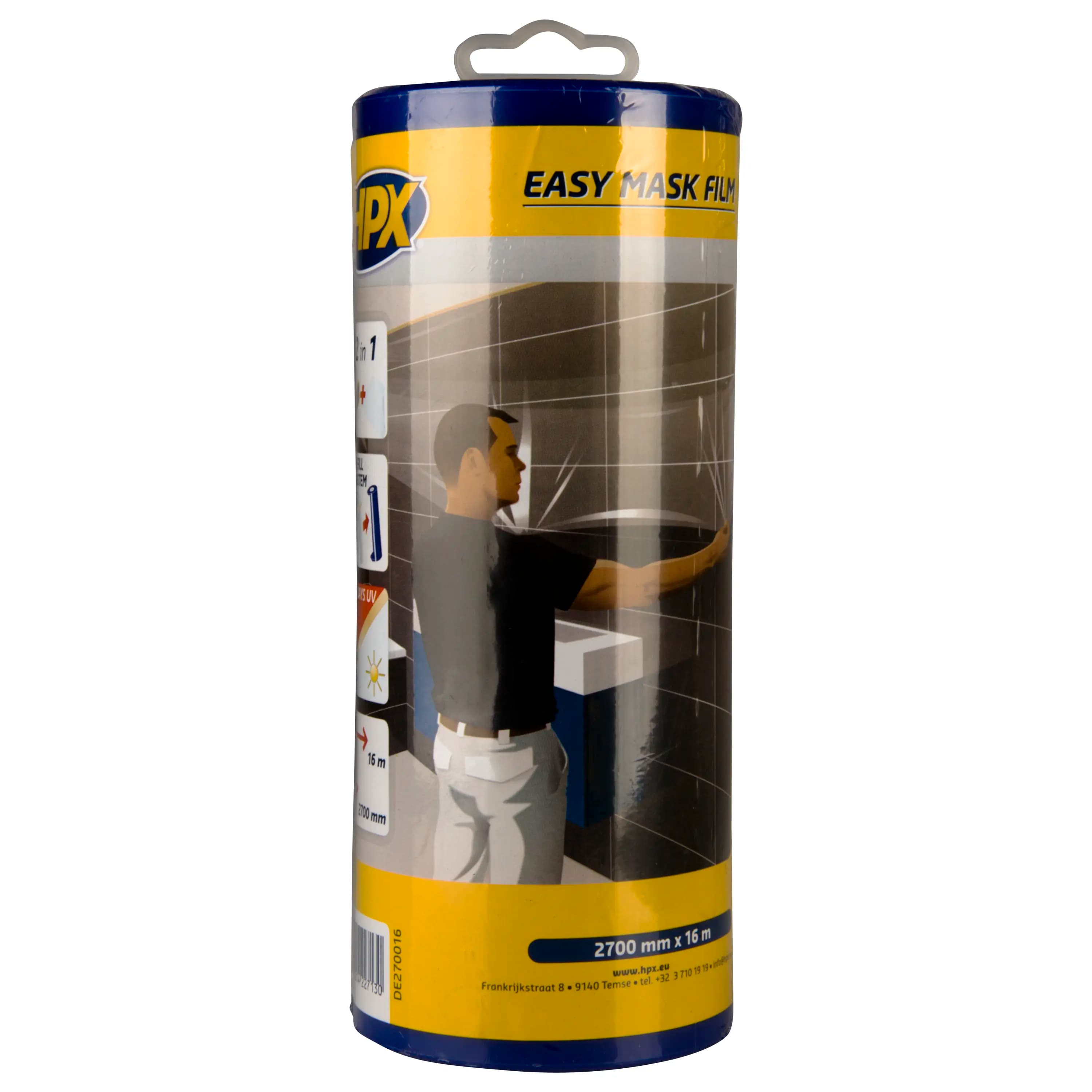 Easy mask film crepe paper 2700mm x 16m + dispenser