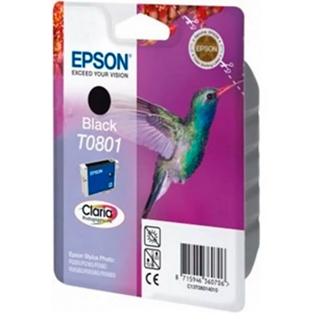 EPSON T0801 BK ORIGINAL