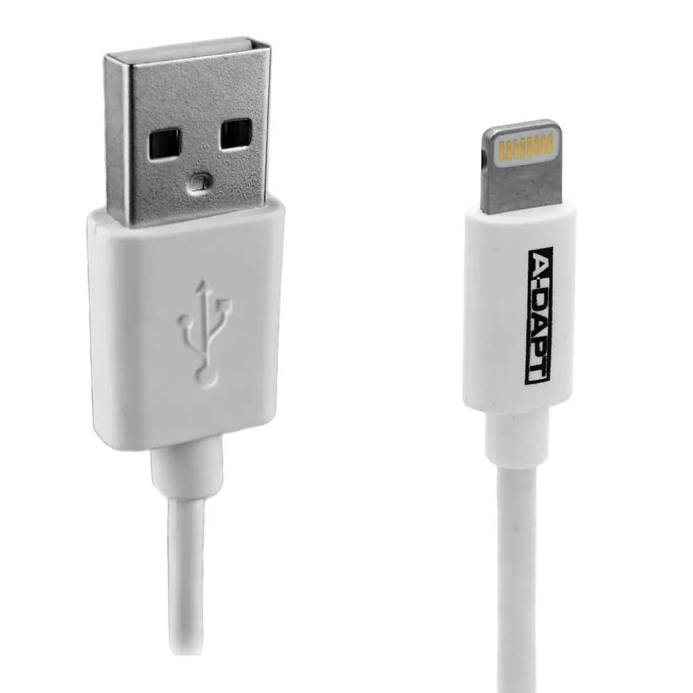 Data and charging cable USB-A > Apple Lightning MFI 1m white