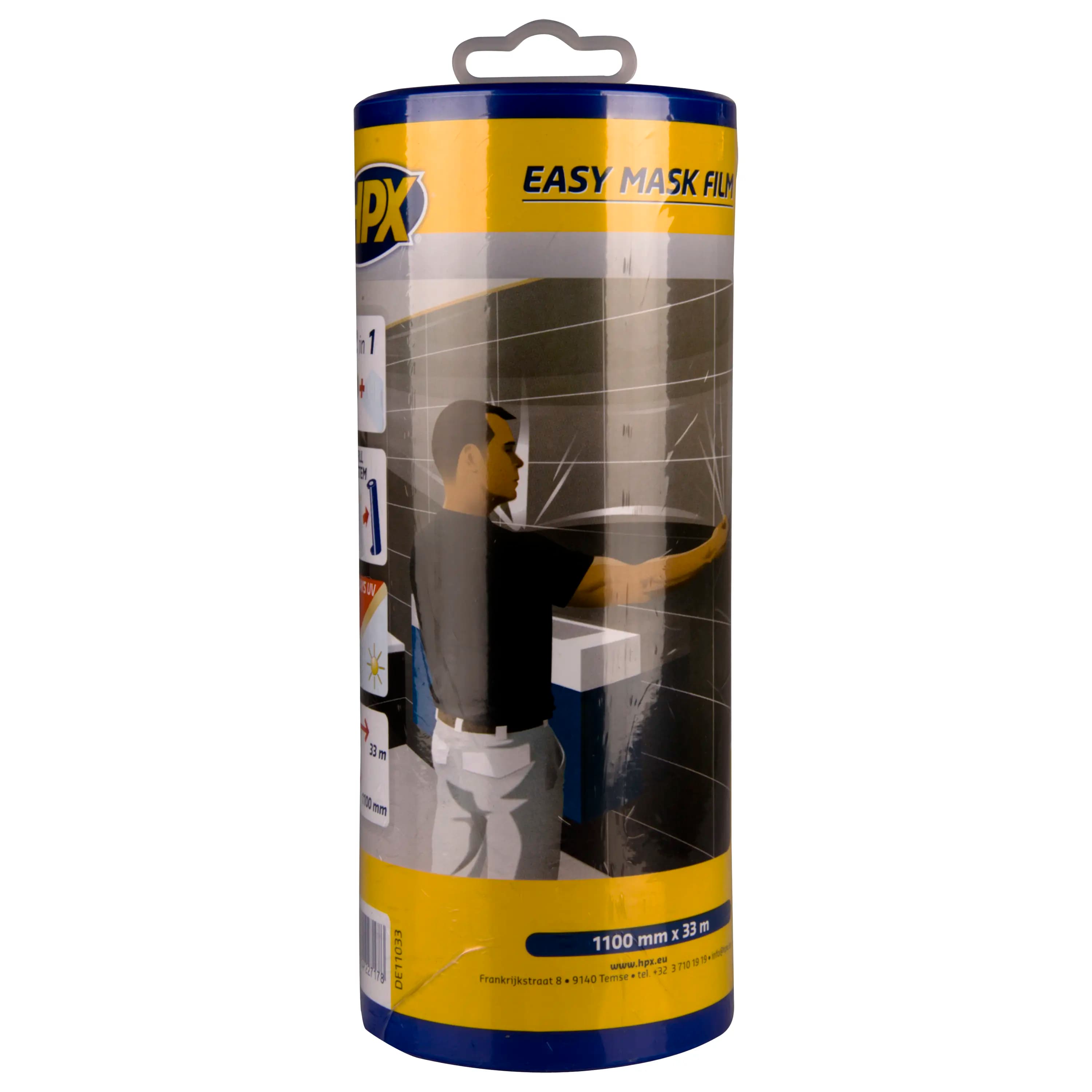 Easy mask film crepe paper 1100mm x 33m + dispenser