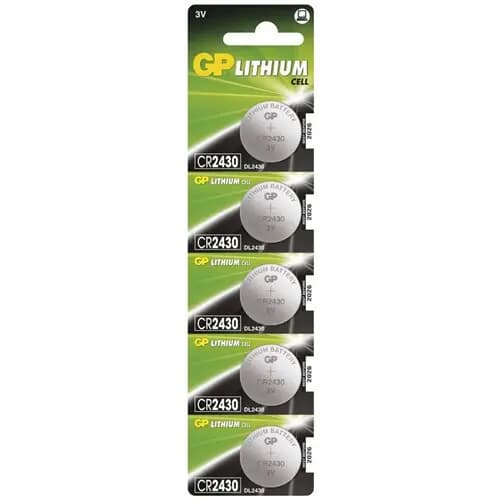 GP Lithium CR2430 blister (5pcs)