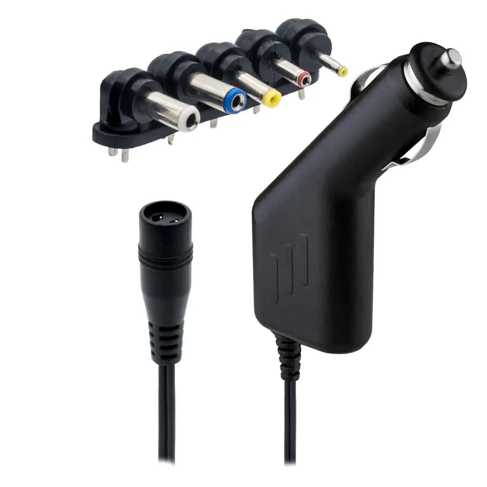 Car charger 12V-2A incl. 5 plugs Bulk