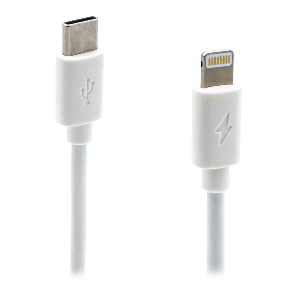 Charging cable USB-C > 8-pin 2m white