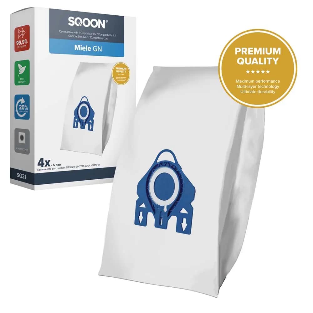 SQOON Staubsaugerbeutel passend für Miele G/N 3-D Pro