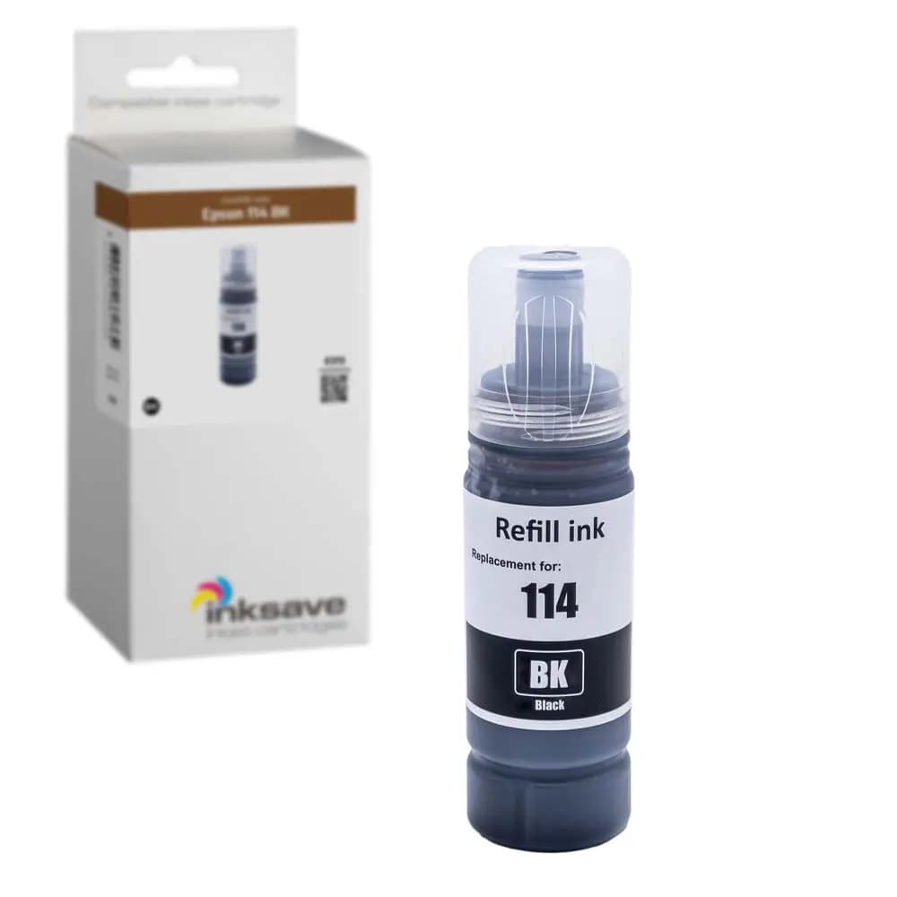 Inksave replacement for Epson 114/115 BK