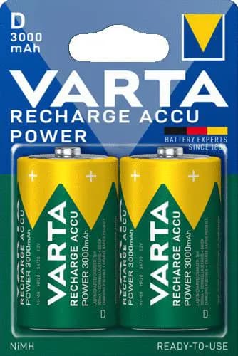 Varta Recharge Accu Power D 3000mAh Blister 2