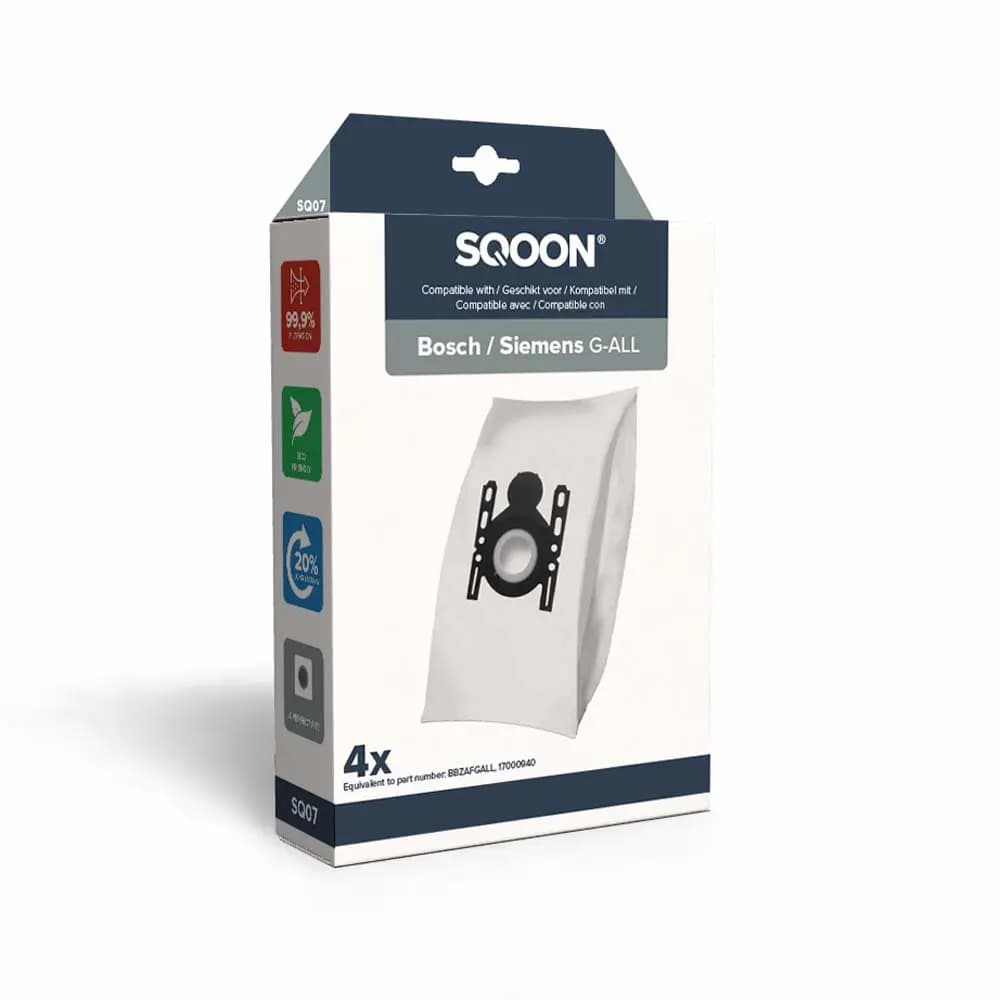 SQOON Vacuum cleaner bags suitable for Bosch/Siemens G-All