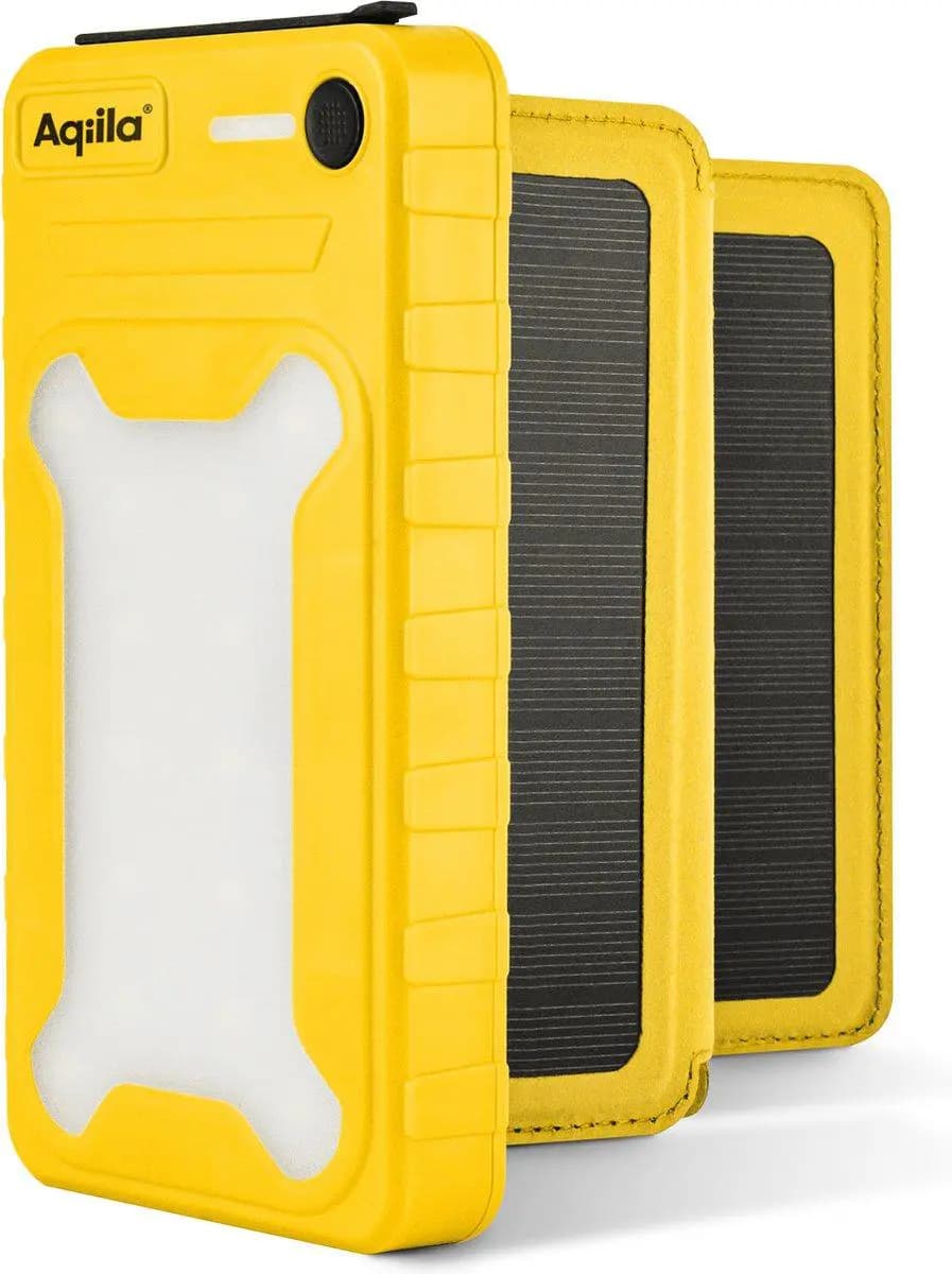 Aqiila Powerbird BS10 Solar Powerbank 20W yellow 10,000 mAh